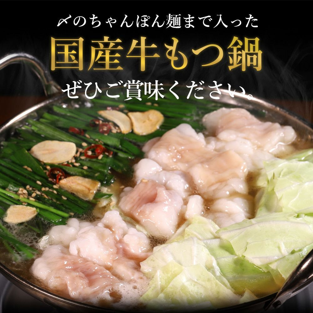 国産牛もつ鍋イメージ