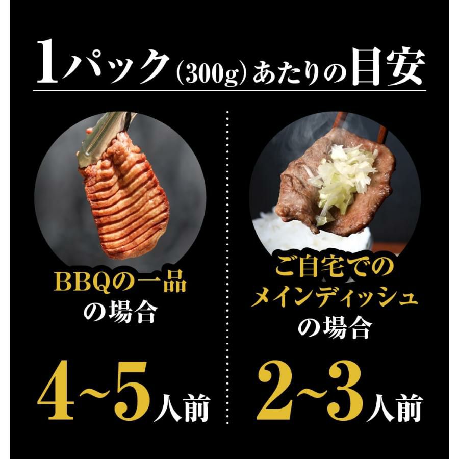 牛タン　１パックあたりの目安人数