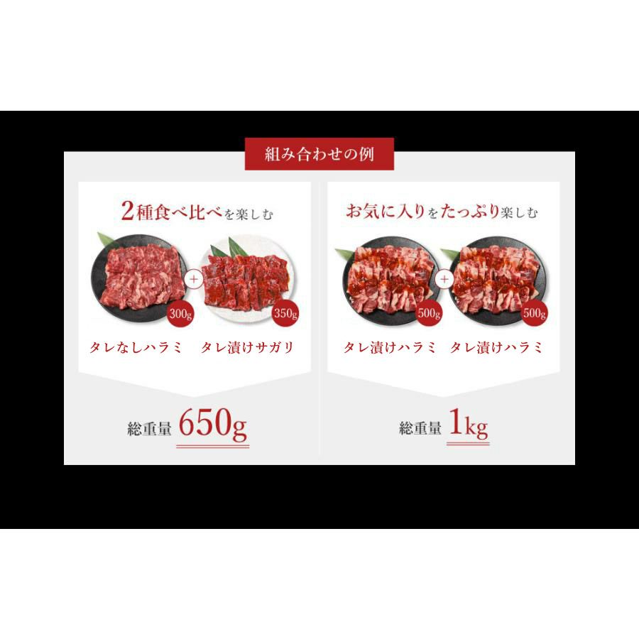 ハラミ　組み合わせ例